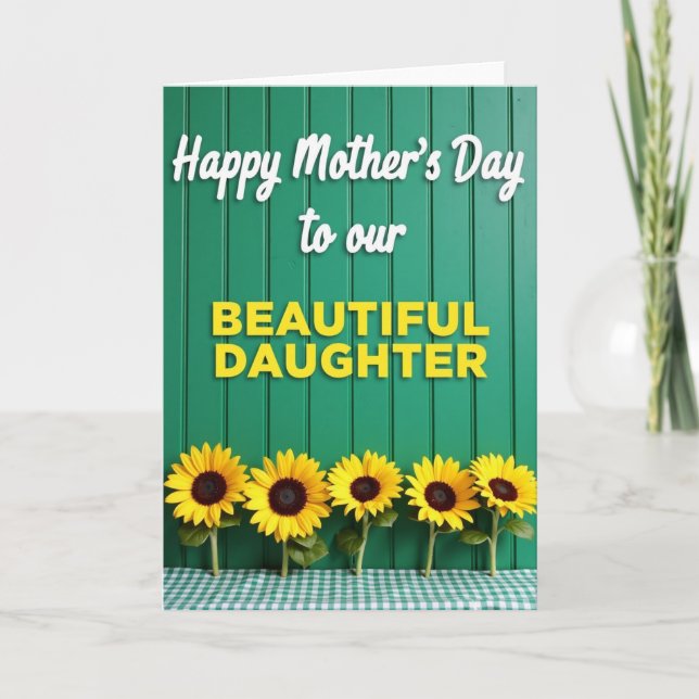 Joyful Blooms Mothers Day Card (Front)