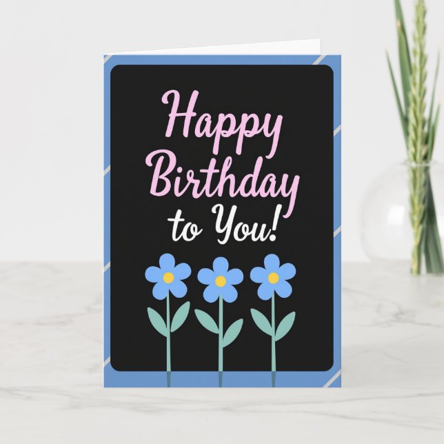 Joyful Blossom Card (Front)