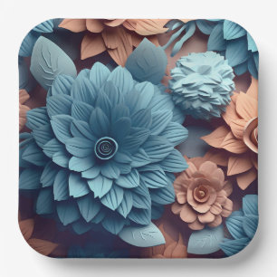 Joyful Blossom cardboard plates