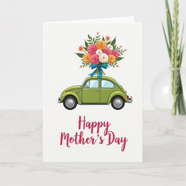 Joyful Blossoms Auto Card (Front)