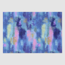 Joyful Blue Abstract Art