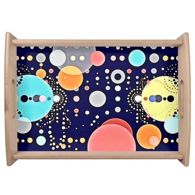 Joyful Bubble Universe Vision Serving Tray (Front)