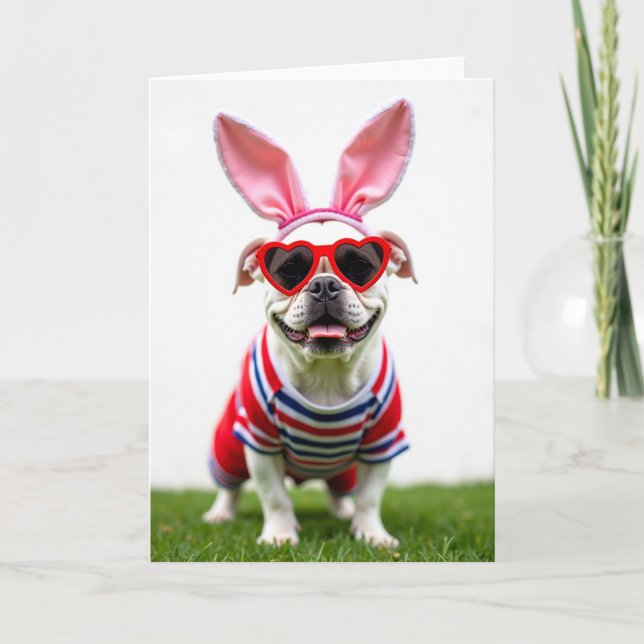 Joyful Canine Celebration Card (Front)