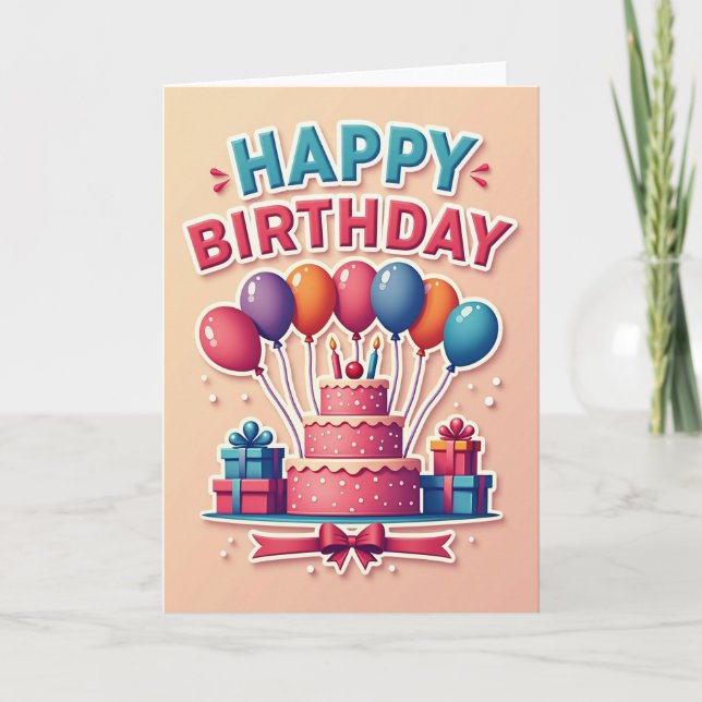 Joyful Celebration Card (Front)