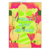 Joyful  Celebration Design: Today is My Birthday (Front)