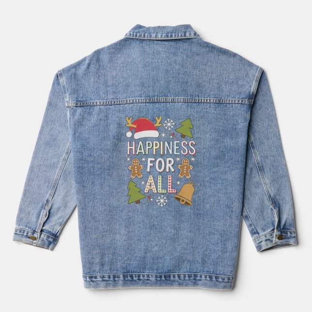 Joyful Cheer Denim Jacket (Back)