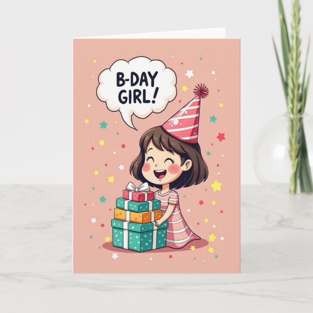Joyful Child Birthday Card (Front)