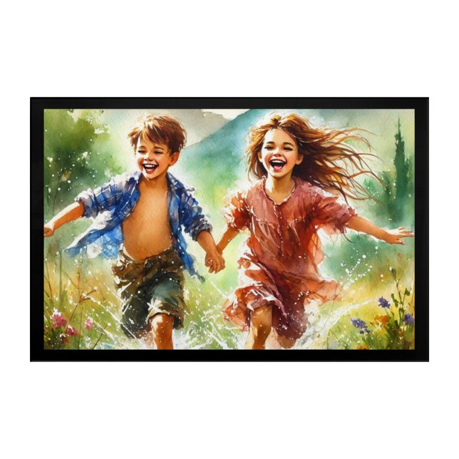 Joyful Childhood Moments - Acrylic Wall Art (Front)