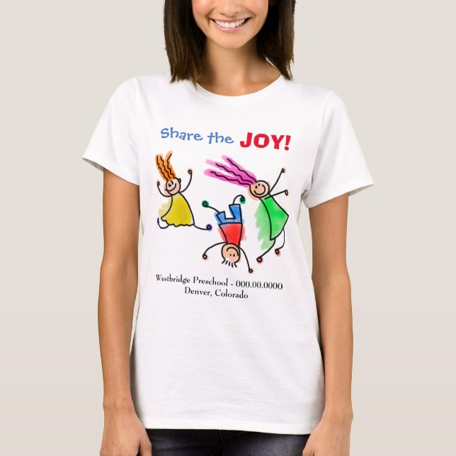 Joyful Children Advertisement T-Shirt (Front)