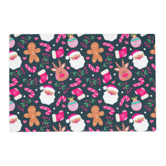 Joyful Christmas Pattern Placemat
