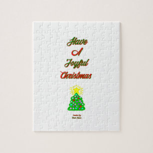 Joyful Christmas Puzzle 20.3 cm X 25.4 cm