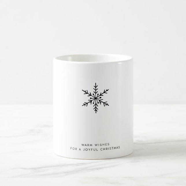 Joyful Christmas Snowflake Mug (Center)