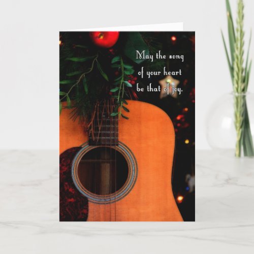 Joyful Christmas Song Holiday Acoustic Guitar