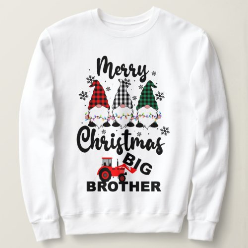 Joyful Christmas Wishes for Big Brother Sweatshirt