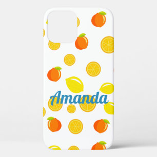 Joyful Citrus: Lemons & Oranges iPhone 12 Case