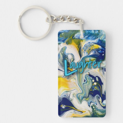 Joyful Colorful Laughter Keychain