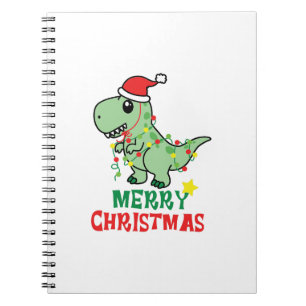 Joyful Colorful Merry and Bright Christmas Holiday Notebook