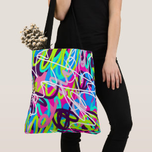 Joyful Colors Modern Abstract  Tote Bag