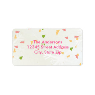 Joyful Confetti - Address Label