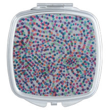 Joyful Confetti Compact Mirror