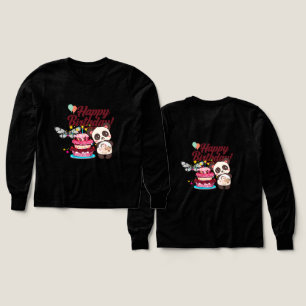 Joyful Confetti Happy Birthday Greeting Tri-Blend Shirts