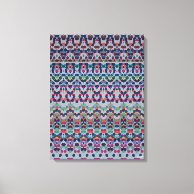 Joyful Confetti Mosaic IV Canvas Print (Front)