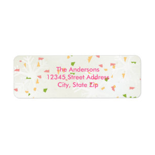 Joyful Confetti - Return Address Label