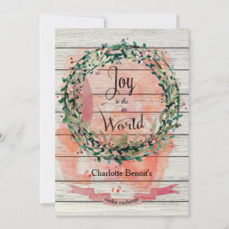 Joyful Cookie Exchange Invitation