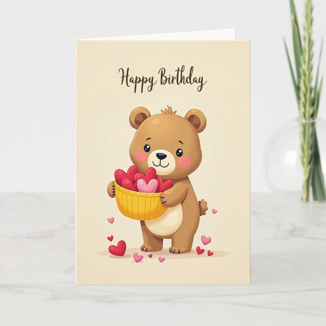 Joyful Creature Birthday Card (Front)