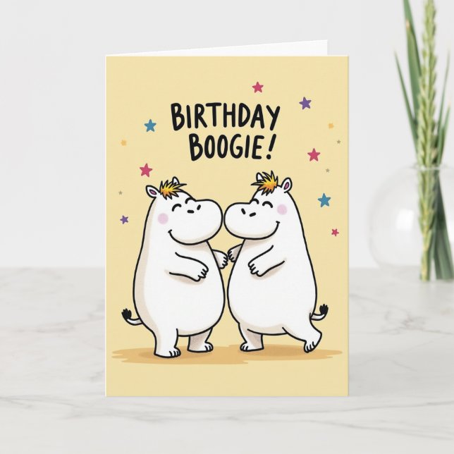 Joyful Creature Boogie Card (Front)