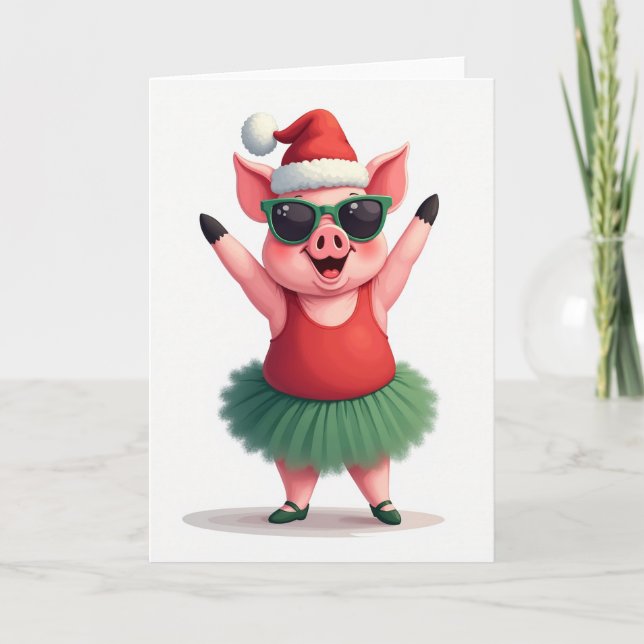 Joyful Creature Tutu Card (Front)