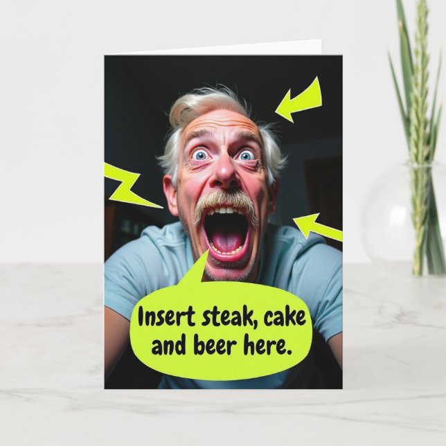 Joyful Dad Neon Art Card (Front)