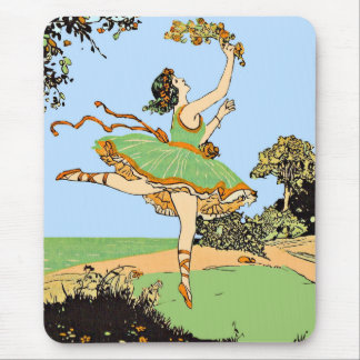 joyful dancer print mouse pad
