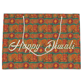 Joyful Diwali Festival Large Gift Bag