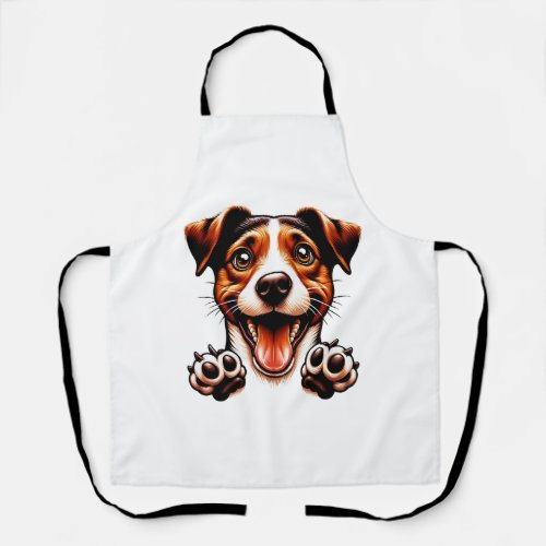 Joyful Dog Delight Classic T_Shirt Apron