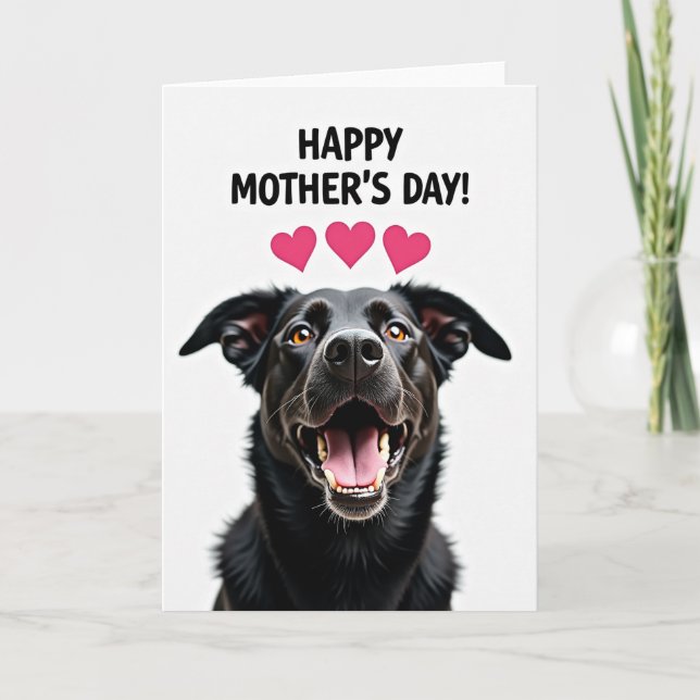 Joyful Dog Mothers Day Card (Front)