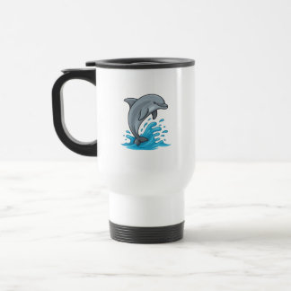 Joyful Dolphin Splash - Mug