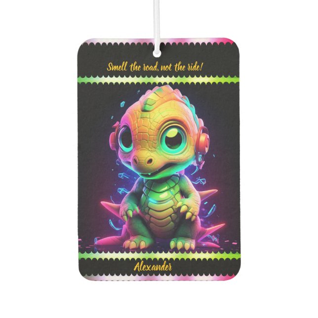 Joyful dragon air freshener for home (Front)