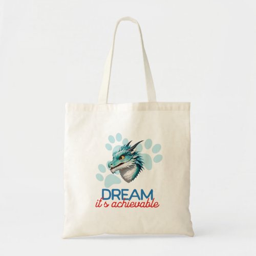 Joyful Dragon minimalist style art Tote Bag
