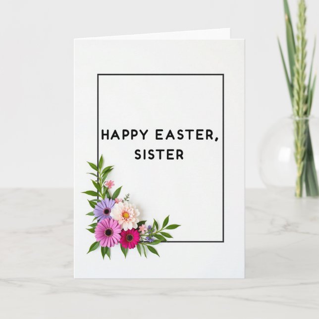 Joyful Easter Sister Card (Front)