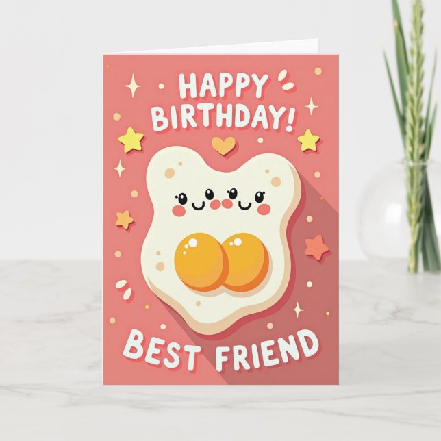 Joyful Egg Illustration Card (Front)