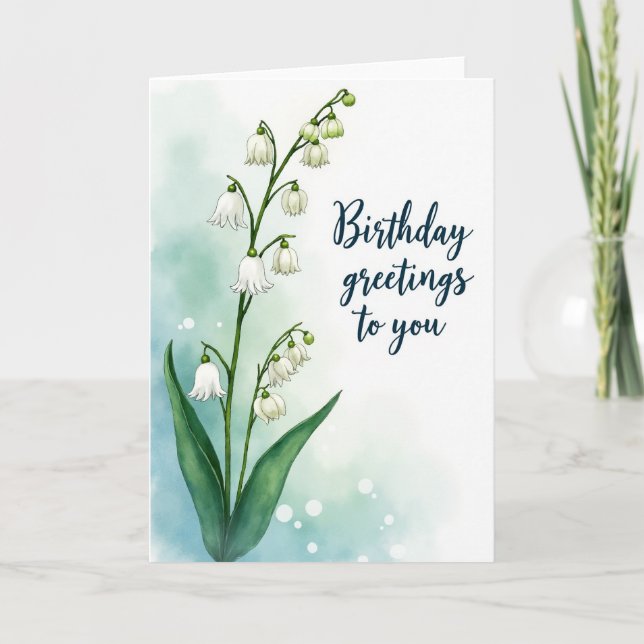 Joyful Elegant Blossoms Card (Front)