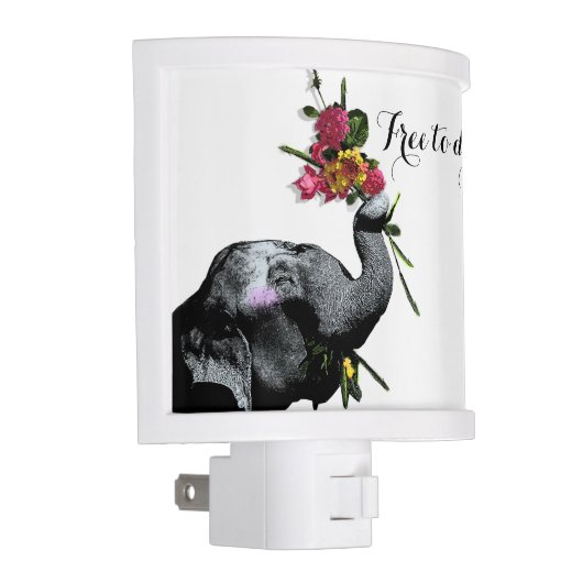 Joyful Elephant - Live for the Day! Night Light (Right)