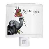 Joyful Elephant - Live for the Day! Night Light (Front)