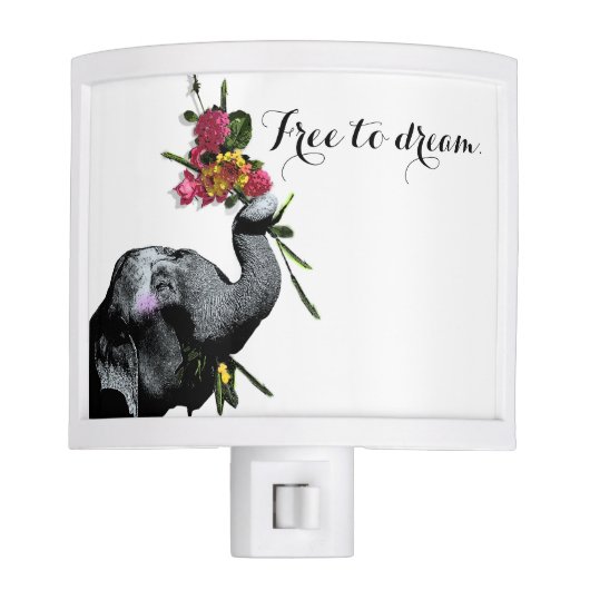 Joyful Elephant - Live for the Day! Night Light (Front)