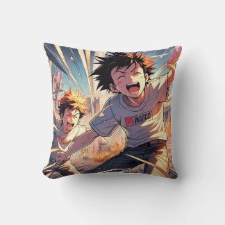 Joyful Escape Throw Pillow