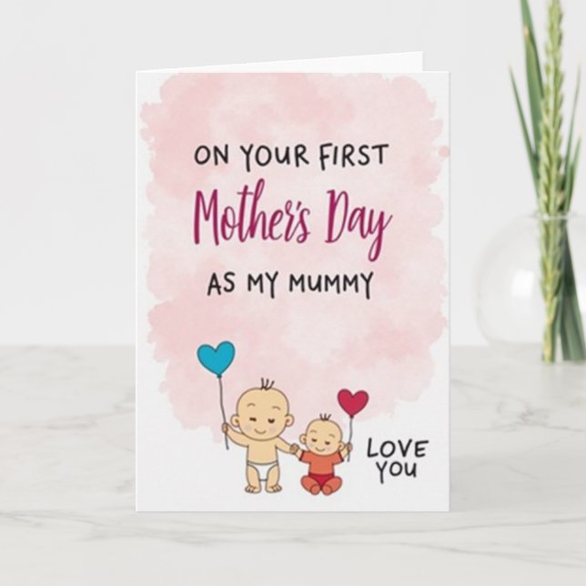 Joyful Family Mothers Day Card (Front)