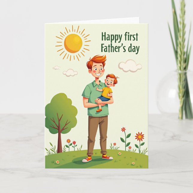 Joyful Father Son Day Card (Front)