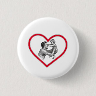 Joyful Fatherhood - Dad and Baby Button