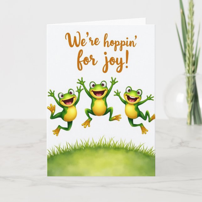 Joyful Fathers Day Jump Card (Front)